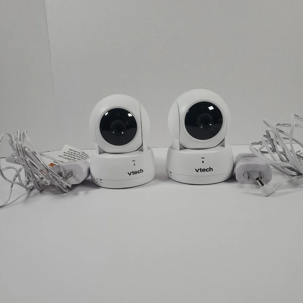 (2) VTech VM923 series video baby monitor cameras. Cameras And Power Adapters